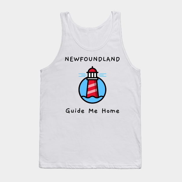 Newfoundland and Labrador: Guide Me Home Tank Top by Canada Tees